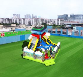 T6-488 Parque de diversões inflável gigante espacial