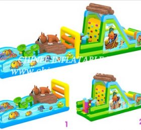 T7-570 Corrida de obstáculos do mundo subaquático