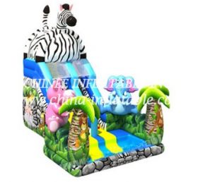 T8-1457 Bloco inflável com tema de selva