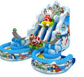 T8-1466 Escorpião infantil pulando urso seco slide inflável