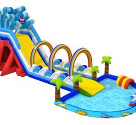 T8-1488 Escorpião gigante da piscina inflável das ondas do arco-íris