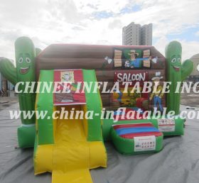 T2-3404 Trampolim inflável cowboy ocidental