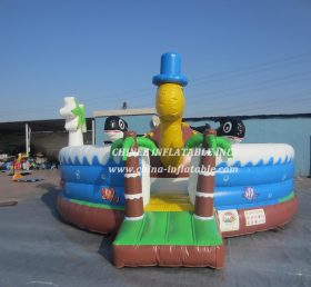 T2-3405 Trampolim inflável de tartaruga