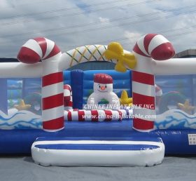 T2-3411 Guarda-costas de boneco de neve doce de Natal