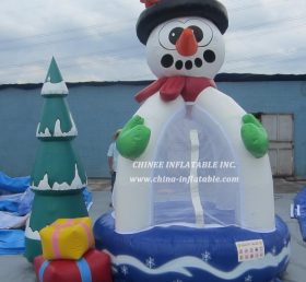 T2-3413 Guarda-costas do boneco de neve da árvore de Natal