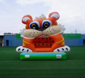 T2-3414 Tiger Cartoon Children's Inflável Castelo Saltando Party