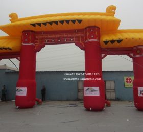 arch2-017 Arco inflável chinês