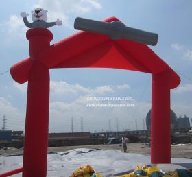 Arch1-177 Arco inflável de urso