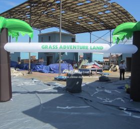 Arch1-160 Arco inflável com tema de selva