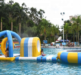 S44 O jogo de água hermética do parque aquático flutua no mar inflando trampolim de água para crianças grandes e adultos