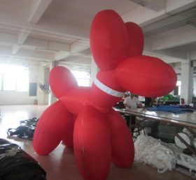 Cartoon2-104 Cartoon inflável gigante cão vermelho