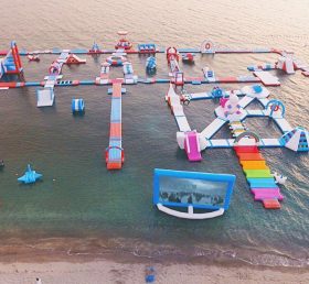 S52 Parque Aquático Inflável Parque Aquático Parque Aquático Ilha Aquática