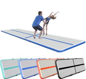 AT1-050 Almofada de ar de ginástica inflável azul chão rolando almofada de ar infantil livre uma bomba de ar