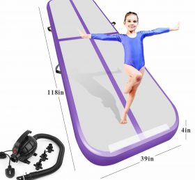 AT1-075 Almofada de ar de ginástica inflável rolando cama de ar trampolim em casa/treinamento/líder de torcida/praia
