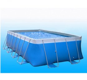 Pool2-007 Piscina de parque de águas subterrâneas inflável de estrutura metálica durável móvel ao ar livre Pvc
