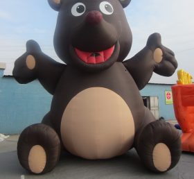 Cartoon2-087 Cartoon inflável urso gigante