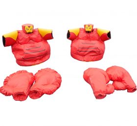 SS1-6 Conjunto de sumô de super-herói guerreiro de ferro adulto