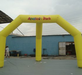 Arch2-041 Arco inflável amarelo