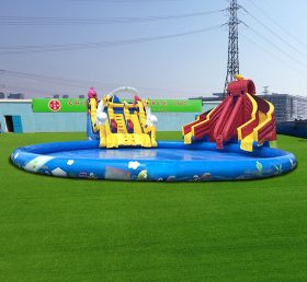 Pool2-721 Piscina inflável para jogos infantis