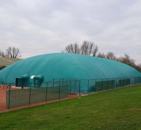 Tent3-010 68,8 M X 35,5 M cúpula dupla em 4 quadras de tênis em Sutton Sports Village