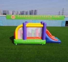 T2-3253 Inflável pista saltando casa combinação infantil pequeno playground