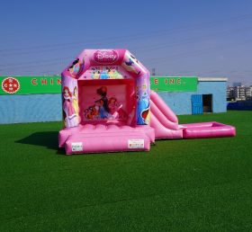 T2-1509B Casaco de pulôver infantil ao ar livre Princesa Trampolim rosa combinação de castelo