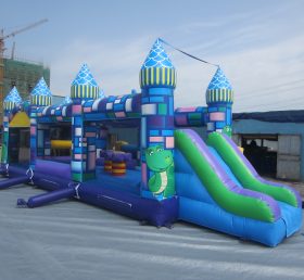 T7-509 Grande pista de obstáculos infláveis ​​do castelo
