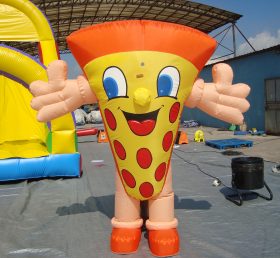 M1-76 Cartoon móvel inflável de pizza
