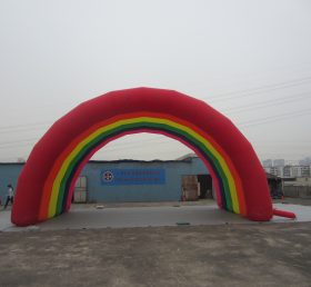 Arch2-354 Arco inflável arco-íris