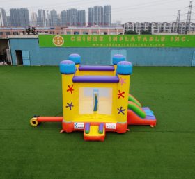 T5-004 Combinação inflável comercial de castelo inflável infantil com slide