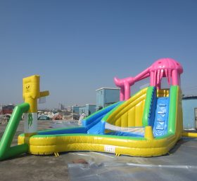 T8-848 Balão inflável com piscina Patrick Star