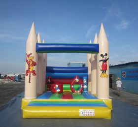 T2-3236 Castelo Inflável Disney Mickey e Minnie