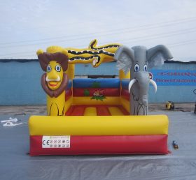 T2-3204 Trampolim inflável com tema de selva