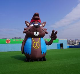CA-03 O gigante castor inflável ao ar livre inflável personagem inflável publicidade 5M alta