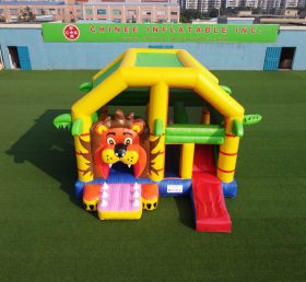 T2-3480B Combinação de crianças com tema de leão inflável