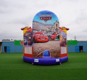 T2-3016 Combinação de salto de criança de casa de salto inflável com tema de carro