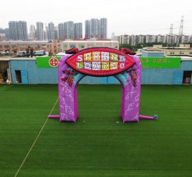Arch2-390 Cor personalizada e impressão de arco inflável comercial