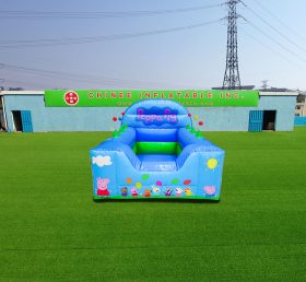 T2-4001 Piscina de bola alta de menina de porco rosa verde