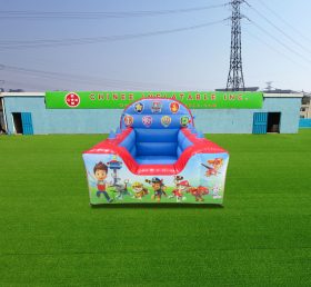 T2-4002 Piscina de bola inflável de alto dorso de patrulha de pata