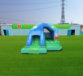 T2-4039 Combinação de deslizamento dianteiro verde Peppa Pig 15X12Ft