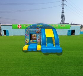 T2-4058 Caixa de Bob Esponja pulando e deslizando