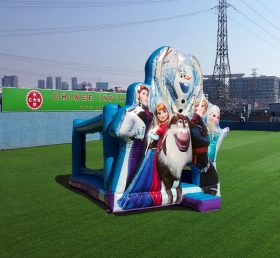 T2-4078 Equipe de gelo e neve da Disney pulando castelo