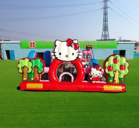 T2-4090 Parque de jogos inflável da cidade infantil Hello Kitty