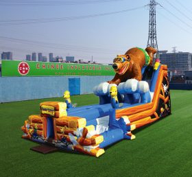 T8-1436 Bloco inflável de criança gigante urso