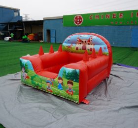T2-4149 Princesa bebê alto dorso inflável piscina