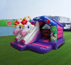 T2-4136 Combinação de deslizamento frontal Unicorn de cabeça dupla 3D 15X12Ft