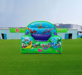 T2-4141 Piscina de bola inflável de alto dorso de dinossauro