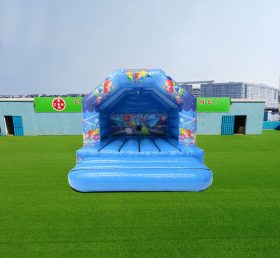 T2-4175 A 12X12Ft Blue Party Salt e a discoteca estão prontas.