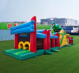 T7-1305 Corrida de obstáculos de dinossauro de 46 metros