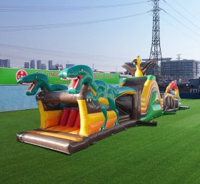 T7-1306 Corrida de obstáculos de dinossauro de 46 metros